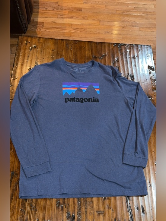 Patagonia Other - Patagonia men’s blue long sleeve T-shirt, size large